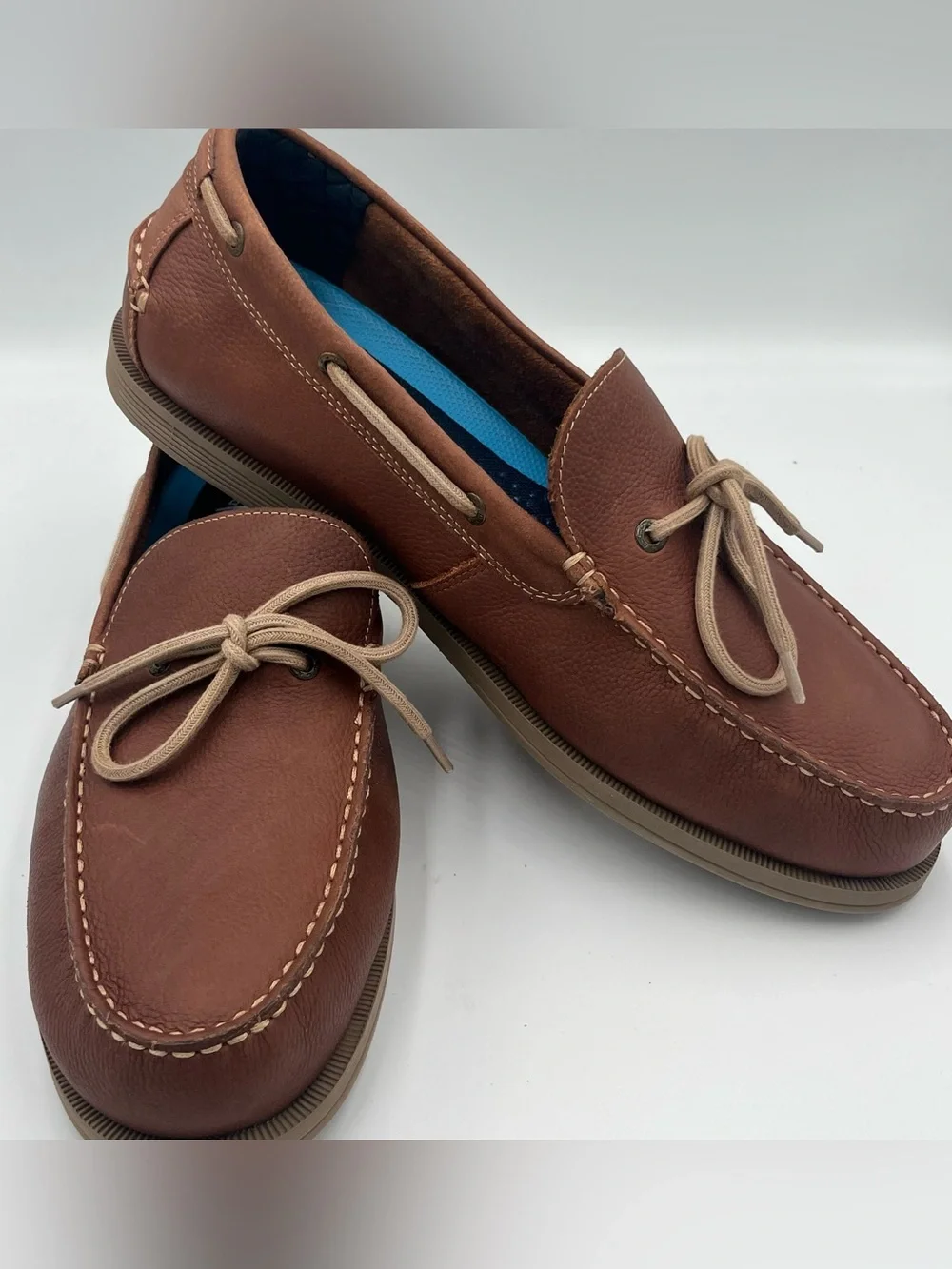 Dockers Darnell Leather Waterproof Boat Shoes Men’s Size 13 Briar (Brown)